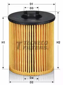 TECNECO FILTERS ol0116e -  Масляный фильтр